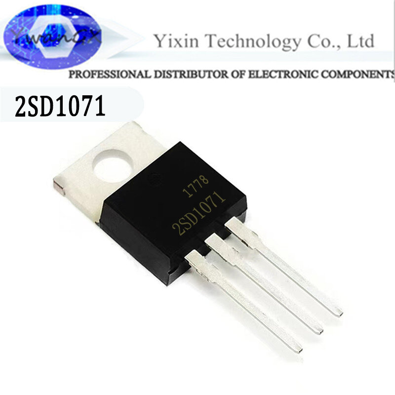 5pcs power darlington transistor triode 2sd1071 para-220 d1071 novo e original