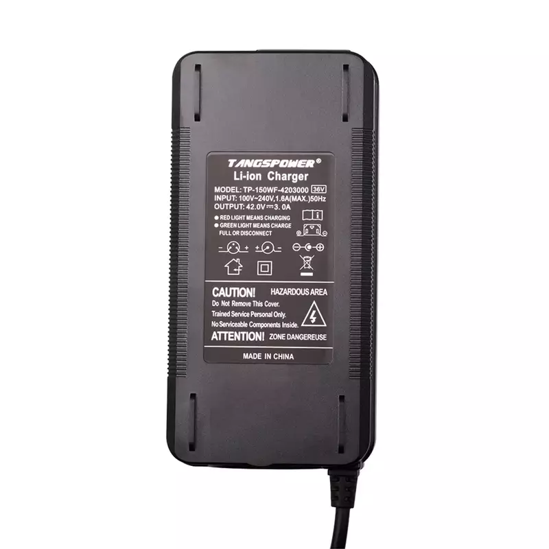 Chargeur de batterie au lithium 42V 3a pour 10S 36V, pour scooter électrique, connecteur DC/XLR/RCA/GX16