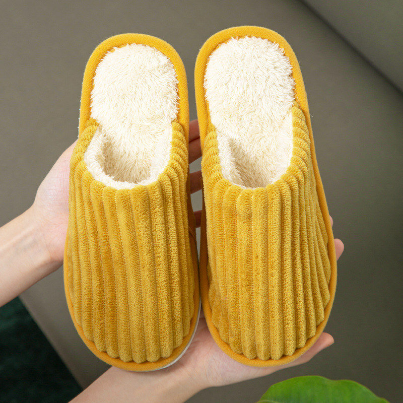 Winter Women Slippers Warm Cotton Slippers Home Slide Slipper Fashion Embossed Slippers Ladies Indoor All-match Shoes Women 2022