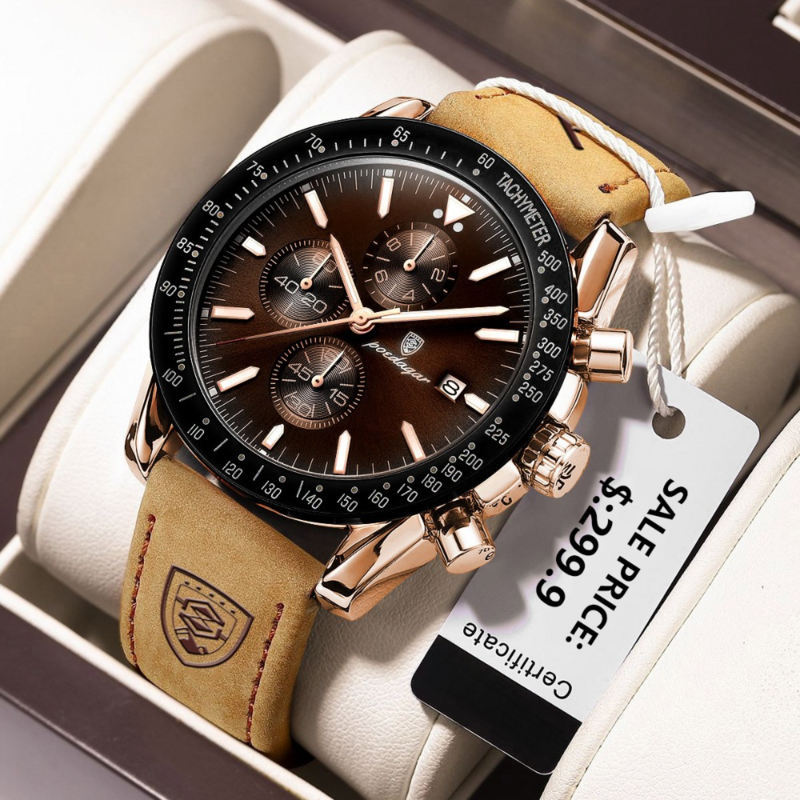 Reloj deportivo informal de lujo para hombre, cronógrafo creativo de marca superior, correa de silicona, luminoso, resistente al agua