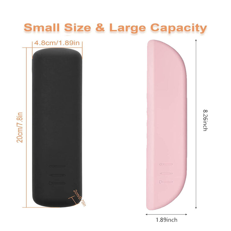 Silicone Makeup Brush Travel Case Waterproof Makeup Brush Travel Holder For All Brushes Sac De Rangement Fast Drop Shipping