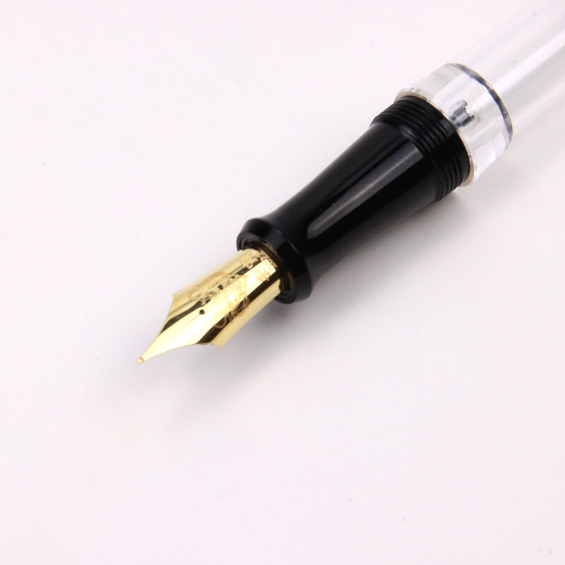 PENBBS-pluma estilográfica exclusiva, sistema de llenado de pistón, suministros de estudiantes de oficina de negocios, bolígrafos de práctica de escritura, 546