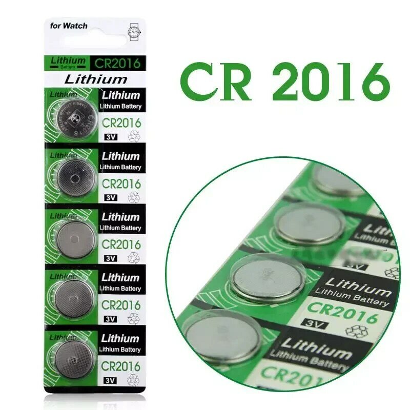 50 Buah 3V CR2016 CR 2016 Tombol Baterai Koin Lithium Li-ion Mainan Remote Control Jam Tangan Elektronik Skala Kunci Mobil Camcorder Bateria