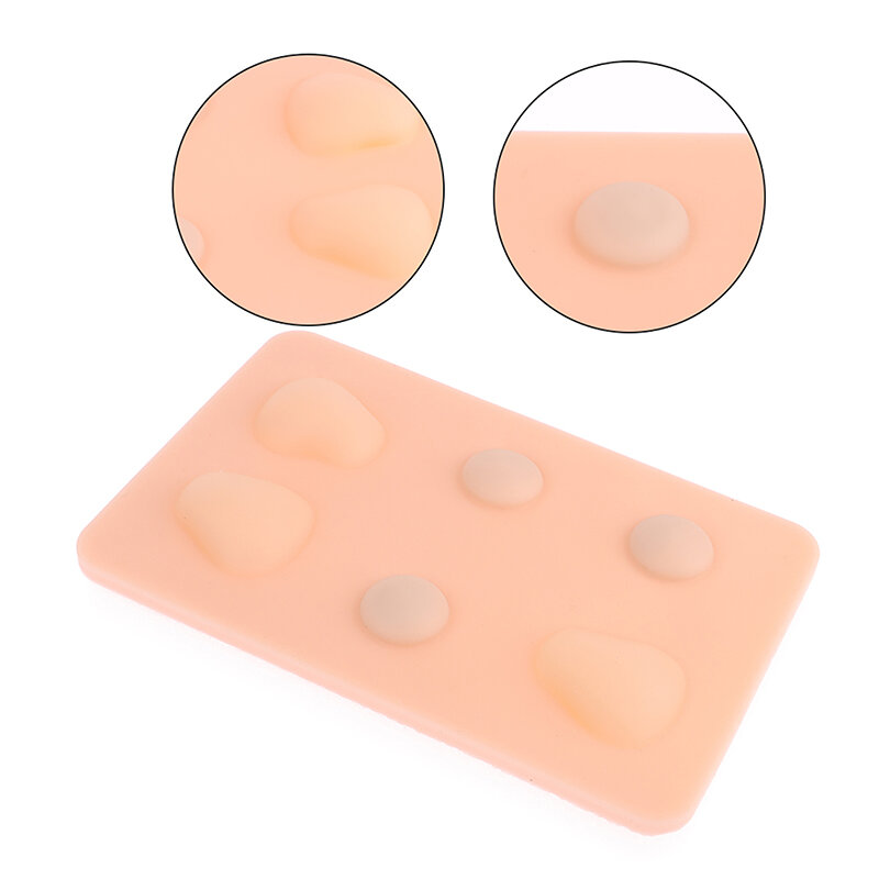 Abscess Injection Training Pad Silicone Human Skin Suture Model Injection Practice Model