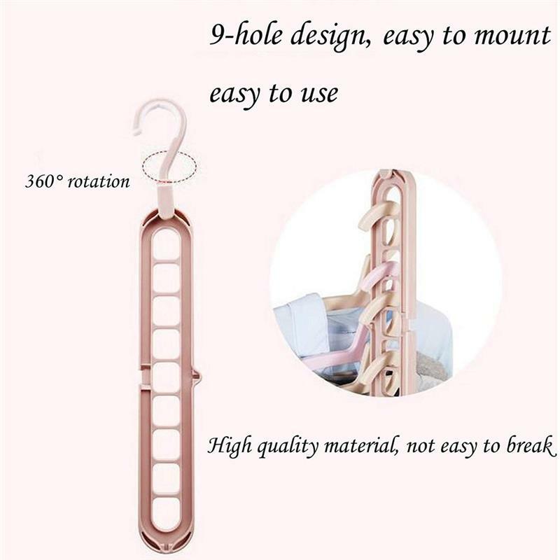 Magic Multi-Port Support Hangers For Clothes Drying Rack Multifunction Plastic Clothes Rack Drying Hanger Storage Hangers