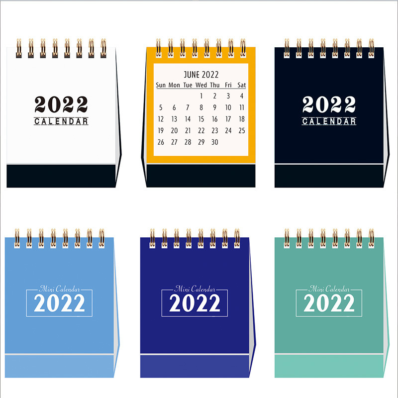 Calendario de papel decorativo multiusos 2023, calendario de escritorio para el hogar (negro)