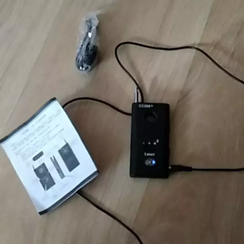Detector de señal de lente de cámara inalámbrico multifunción CC308 + detección de señal de onda de Radio cámara de rango completo WiFi RF GSM dispositivo