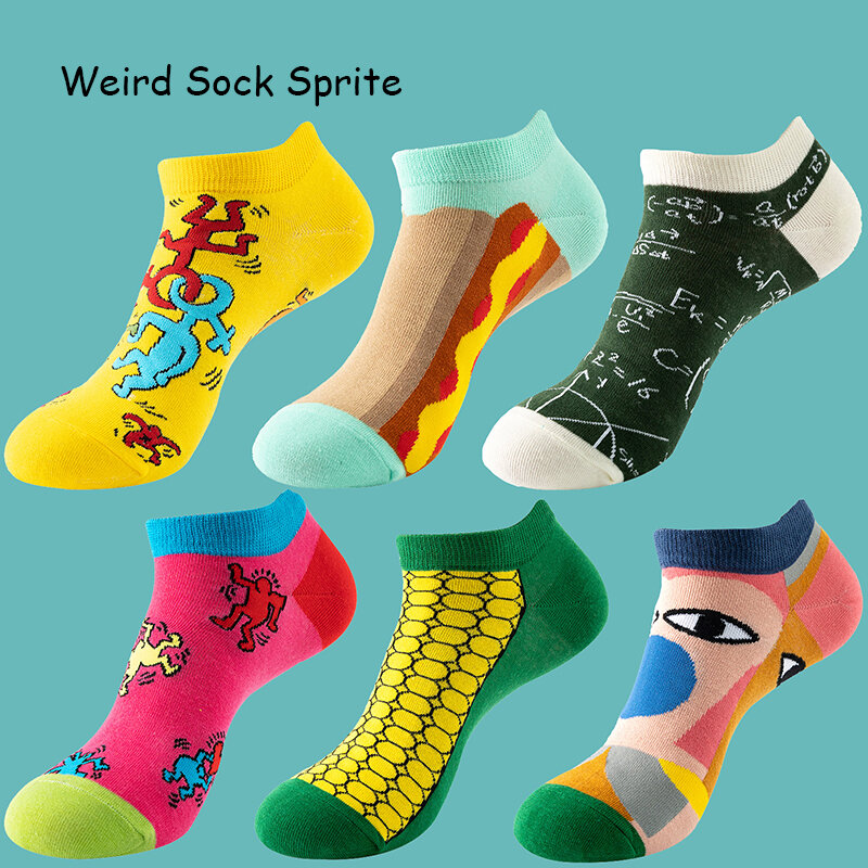 Summer thin boat socks men's new trend striped socks women's breathable sweat-absorbing ins wind socks wholesale