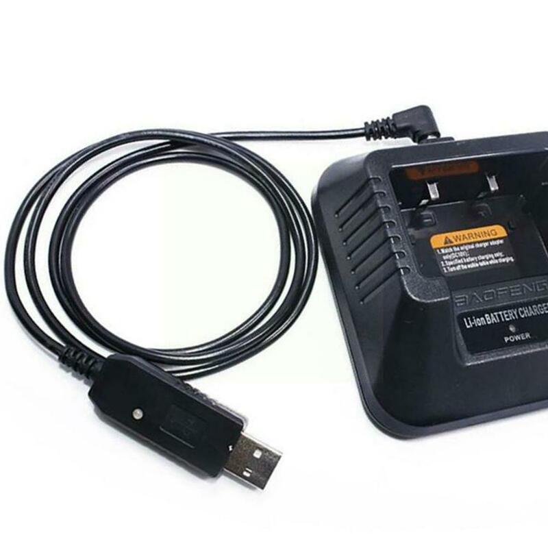 Cable cargador Usb para Radio walkie-talkie Baofeng Uv-5r Plus, R0f9, Bf-f8hp