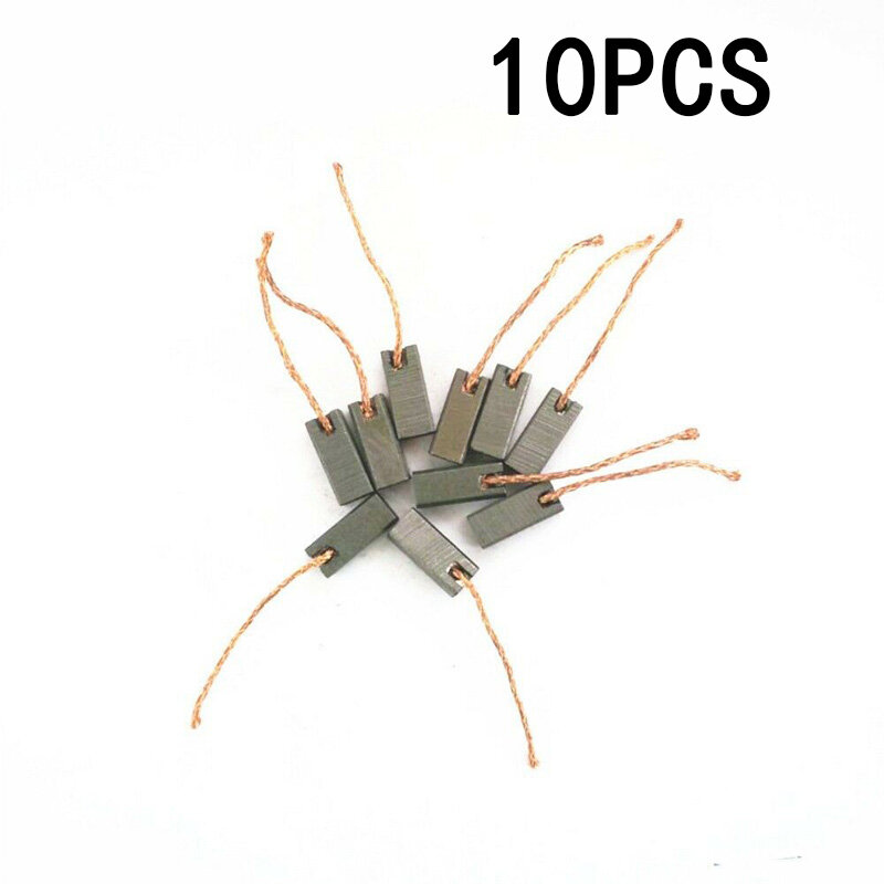 10x Carbon  Metal Brushes For Power Generic Electric Motor Replacement 7x8x19mm