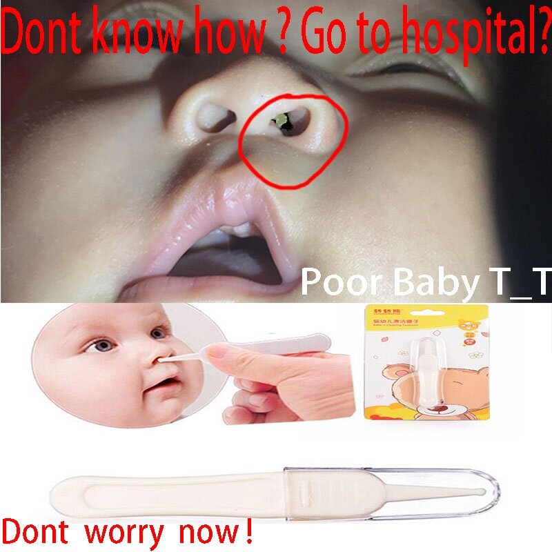 Baby Dig Booger klips niemowlęta ucho nos narzędzia do czyszczenia pępka bezpieczeństwa pinceta do czyszczenia kleszczy malucha materiały do pielęgnacji jamy nosowej