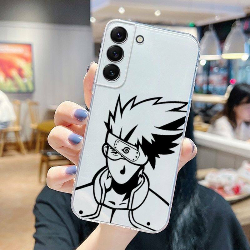 Hatake Kakashi Naruto funda de teléfono para Samsung Galaxy S22 S21 Ultra S20 S30 FE S8 S9 S10 5G Plus Lite funda transparente suave