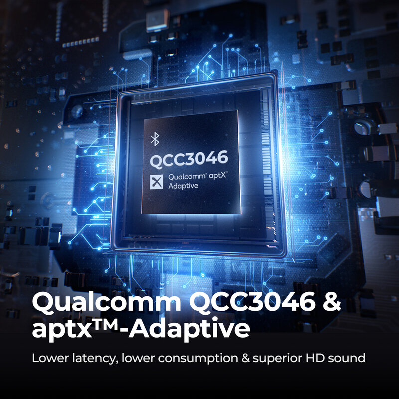 Беспроводные наушники SoundPEATS Air3 Pro, гибридные наушники с функцией шумоподавления, Bluetooth V5.2, с поддержкой QCC3046, AptX