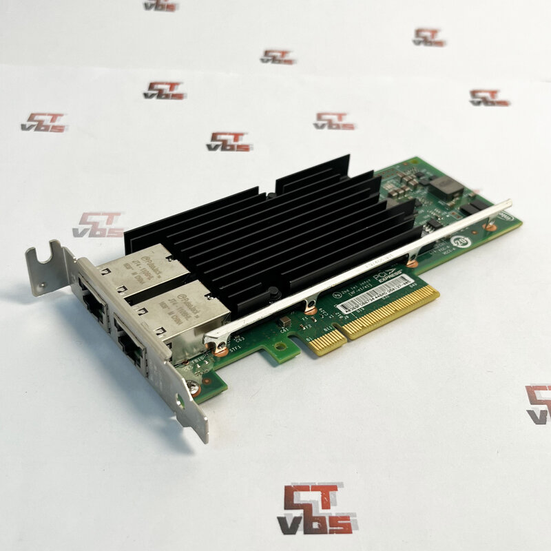 X540-T2 Intel X540 Chipset PCIe X8 Dual Tembaga RJ45 10Gbps Port Ethernet Kartu Jaringan Kompatibel