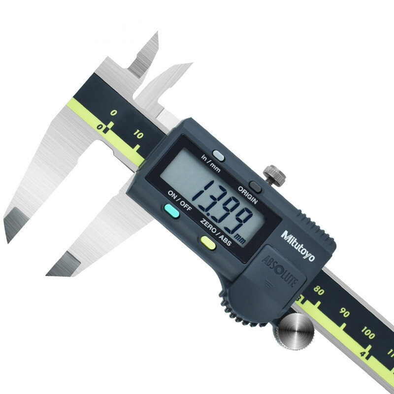 Mitutoyo-calibrador Digital CNC, herramientas de medición de acero inoxidable, Vernier LCD, 6 pulgadas, 150mm, 500-196-20