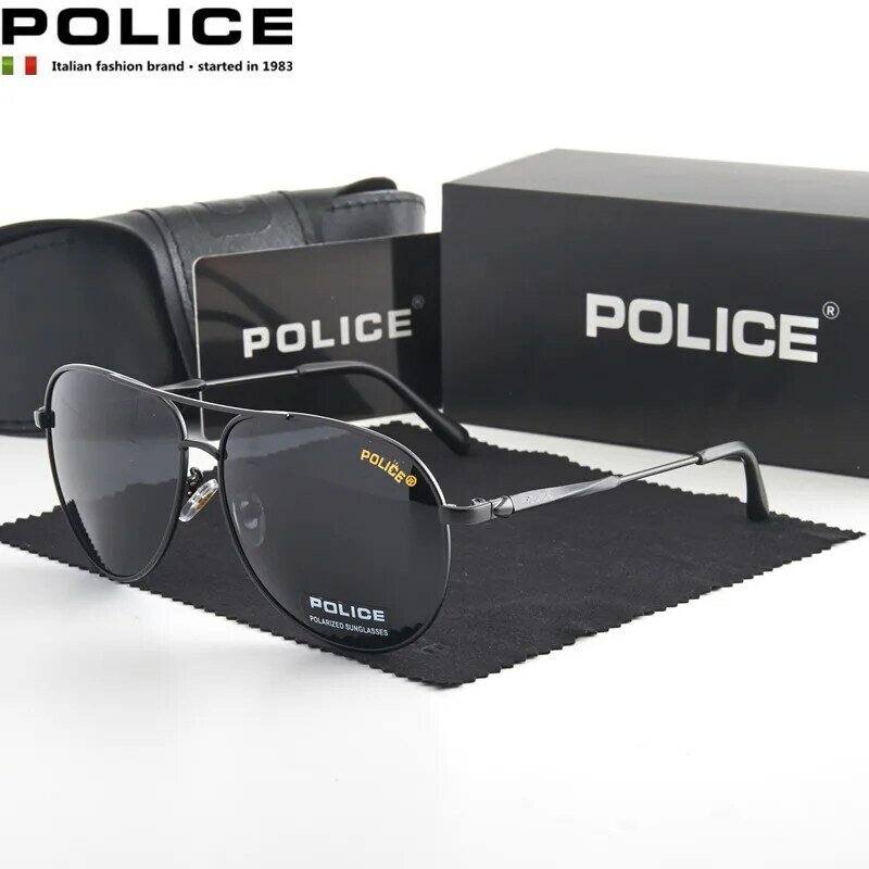 Kacamata Hitam Merek Mewah Pria Fashion Polisi untuk Pria Kacamata Hitam Terpolarisasi Kacamata UV400 Wanita Kacamata Gafas De Sol Oculos De Sol Gafas