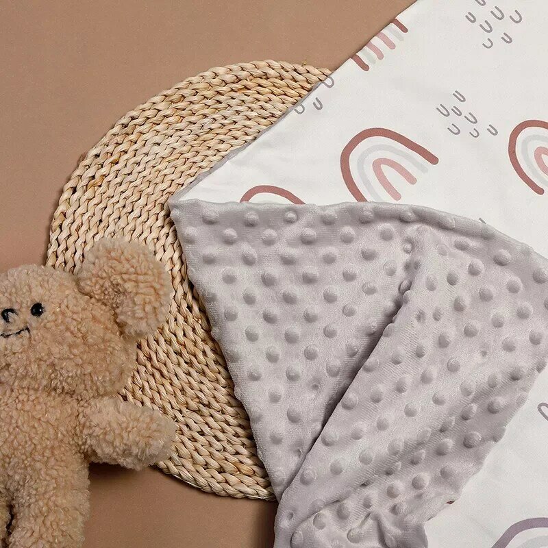 75X100Cm คุณภาพสูงผ้าห่มเด็กทารกแรกเกิด Swaddle Wrap Breathable ขนแกะผ้าห่มผ้านวมผ้าปูที่นอนเด็กทารก Swaddle Wrap