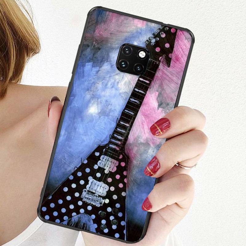 Love Gibson Guitar Music Phone Case For Huawei P20 30 40 Pro Mate 20 30 40 Pro Honor 10 V9 10