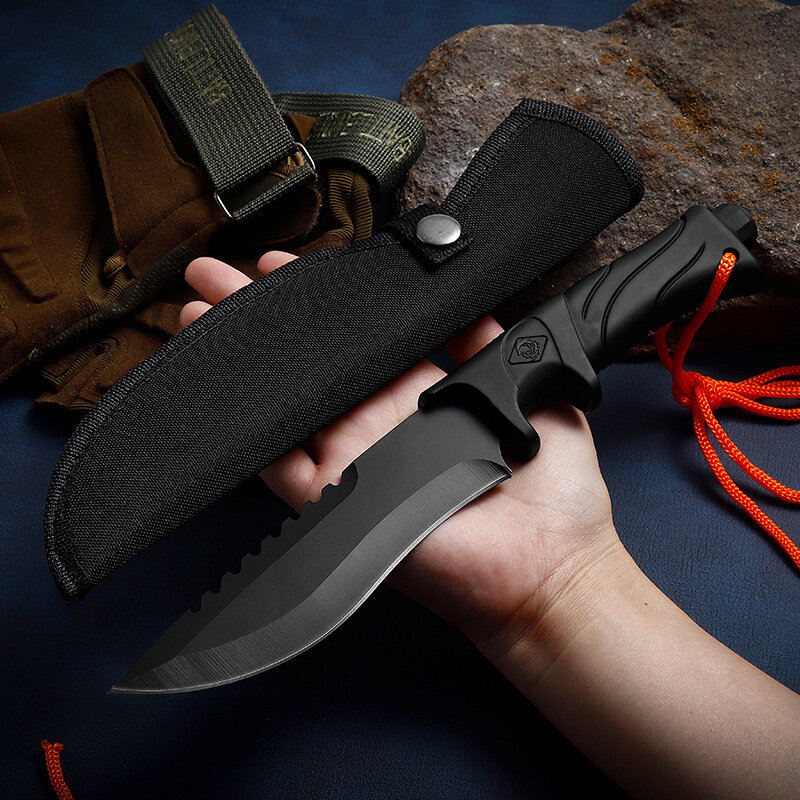 Lâmina fixa faca militar tático faca reta sobrevivência faca de acampamento edc bolso faca de pesca faca portátil