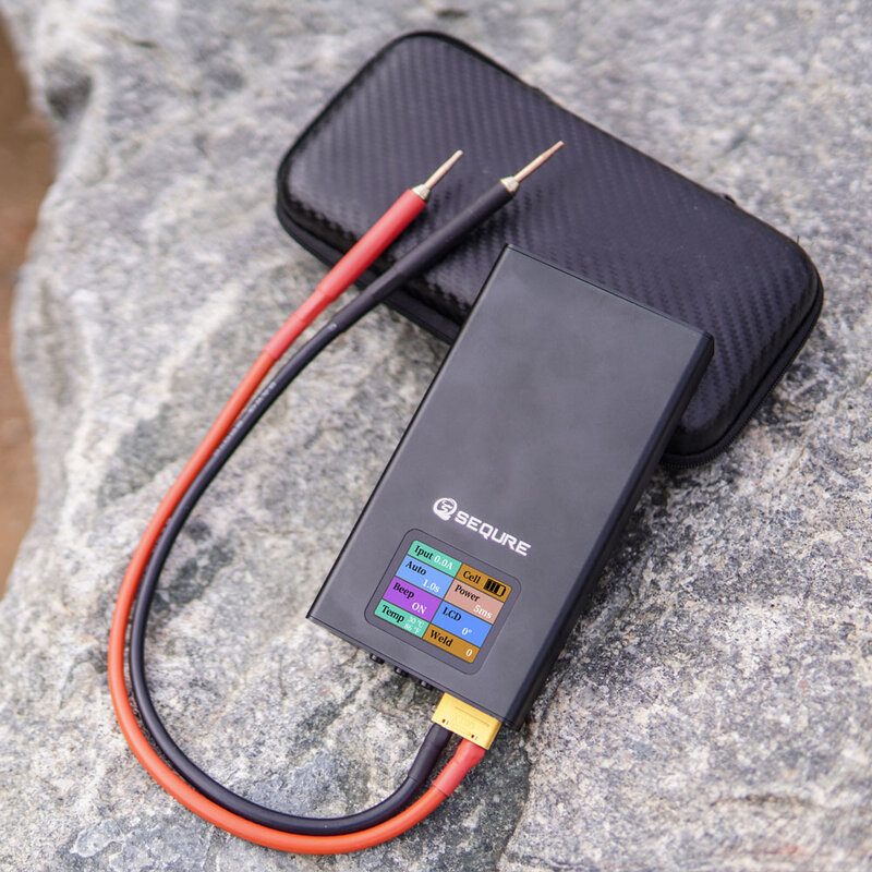 SQ-SW2 Mini Spot Welding Machine For 18650 Battery Pack DIY Spot Welder With 1.8 Inch Color OLED Display 10000mAh Sequre