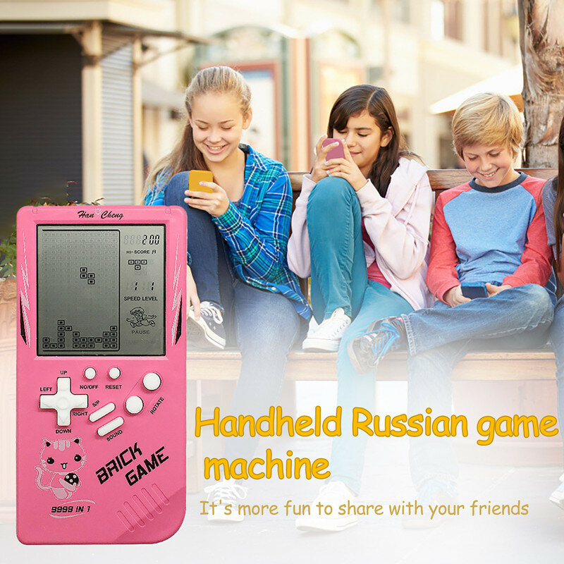 Nieuwe Klassieke Handheld Game Machine Tetris Game Kids Game Console Speelgoed Muziek Afspelen Retro Video Kinderen Genoegen Games Speler