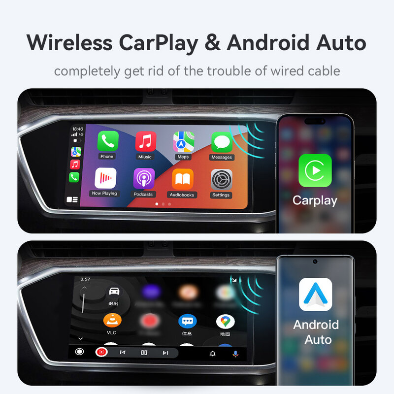 TIMEKNOW CarPlay Wireless Adapter Auto Wireless CarPlay Dongle For