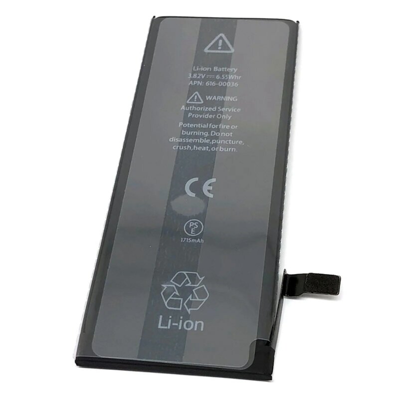 Batterie pour iPhone 6 , 3.82V 1800mah-capacité d'origine-cycles zéro