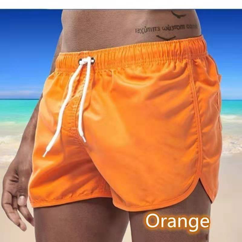 Bañador corto de cintura baja para hombre, ropa de playa Sexy, transpirable, Surf, verano, 2021