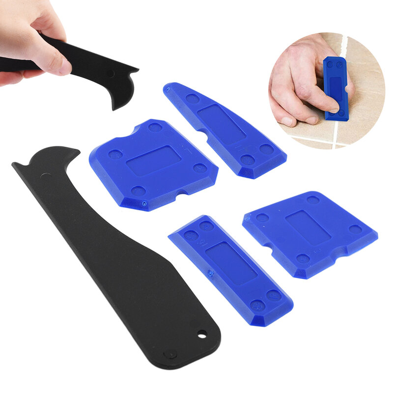 5pcs Sealant Remover Tool Portable Professional Silicone Caulking Sealing Floor Grout Joint Smoother Kitchen Profiling Bathroom