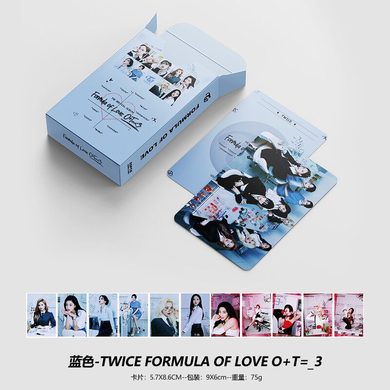 Дважды альбом KPOP Hallyu LOMO карточка Формула любви O + T = _ 3 Формула любви в том же стиле декоративная карточка Фотокарточка коллекция веера