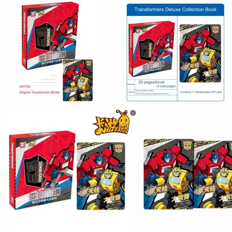 Książeczka do segregatorów rzadka kolekcja zabawek dla dzieci Optimus Optimus Prime Bumblebee PR