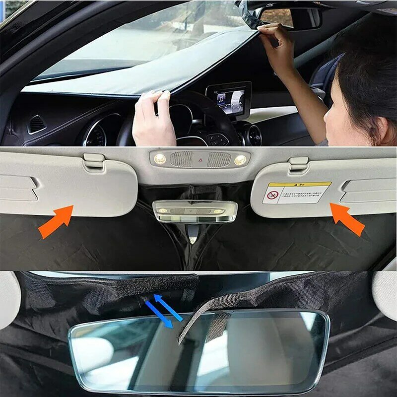 Солнцезащитный козырек на лобовое стекло, складной солнцезащитный козырек, подходит для 2023 2022 2021 2020 2019 2018 2017 Honda CRV аксессуары