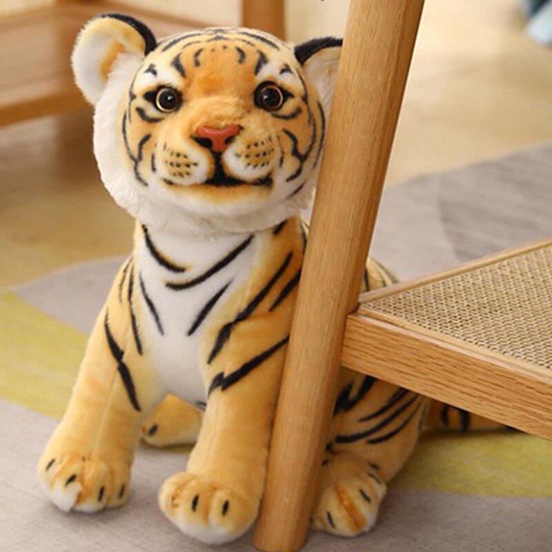 23cm 33cm Stuffed Tiger Mascot Dolls Toy Tiger Zodiac Boy Plush Toys Children Birthday Gift 2022 Chinese New Year Decorations
