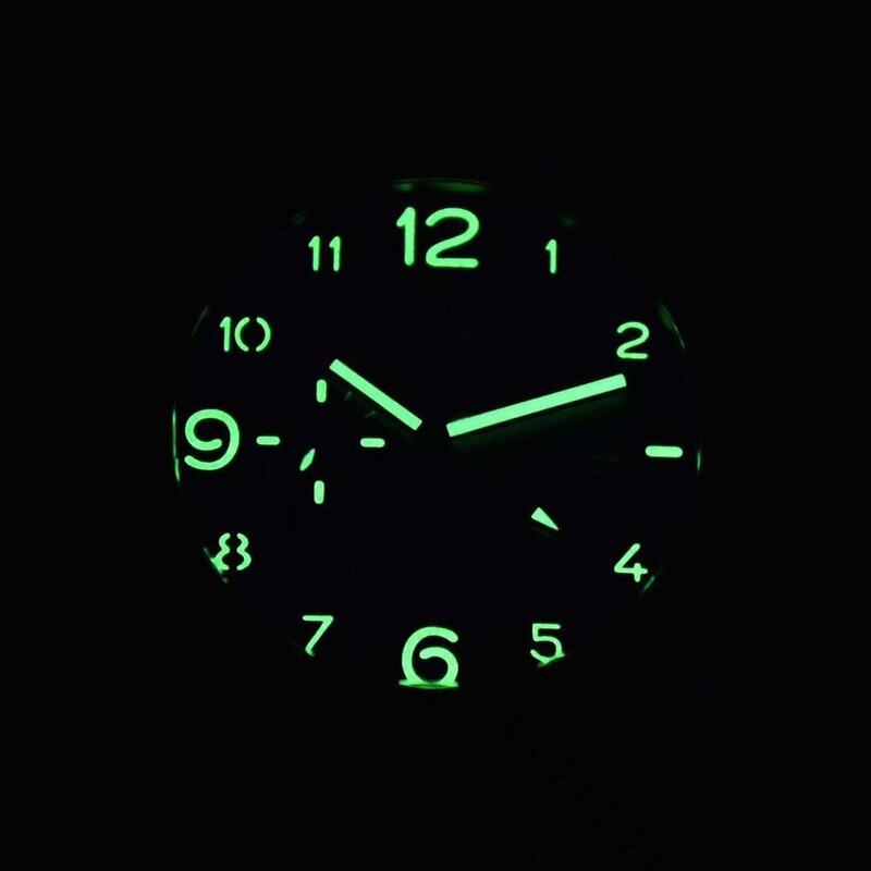 Reloj de cuarzo militar para hombre, cronógrafo multifunción, luminoso, con fecha automática, para negocios, 2022