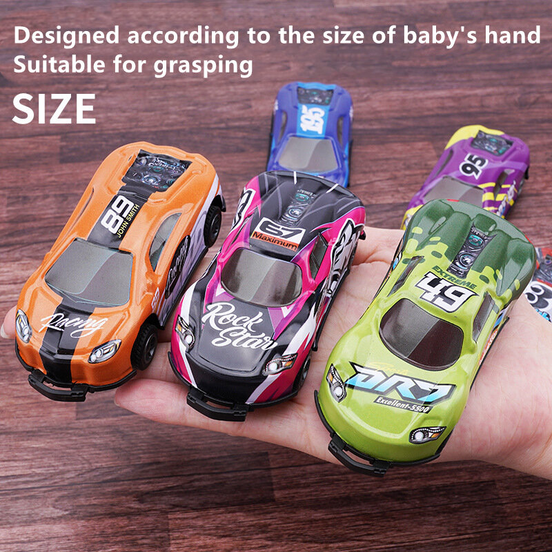 Flip Stunt Alloy Racing Car Model para crianças, puxe, legal Graffiti Friction, Diecasting brinquedos para meninos, presente de Natal para crianças, 4wd