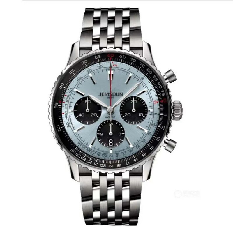 New Original Brand Men Watches Classic Multifunction Stainless Steel Automatic Date Watch Business Chronograph Quartz AAA Clocks