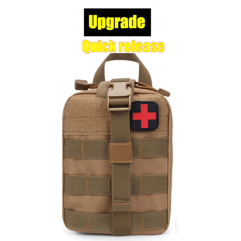 Tactical Waist Bag Military Quick Release First Aid Kit Medical Camping Hunting Accessories Pack Outdoor Survival