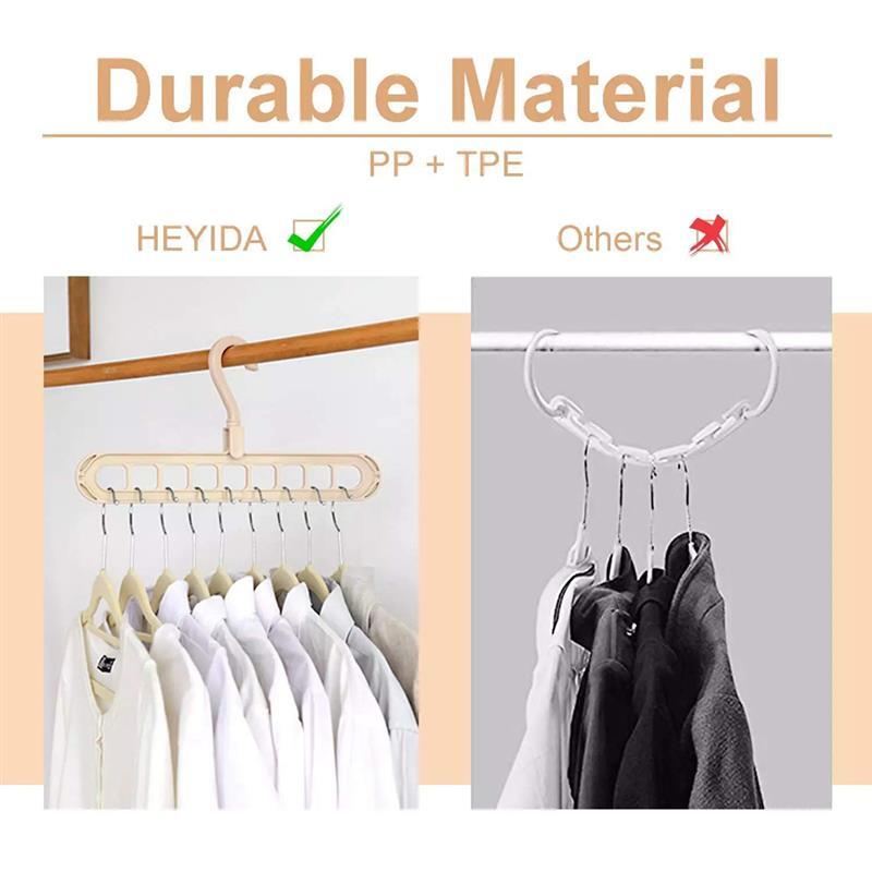 Magic Multi-Port Support Hangers For Clothes Drying Rack Multifunction Plastic Clothes Rack Drying Hanger Storage Hangers