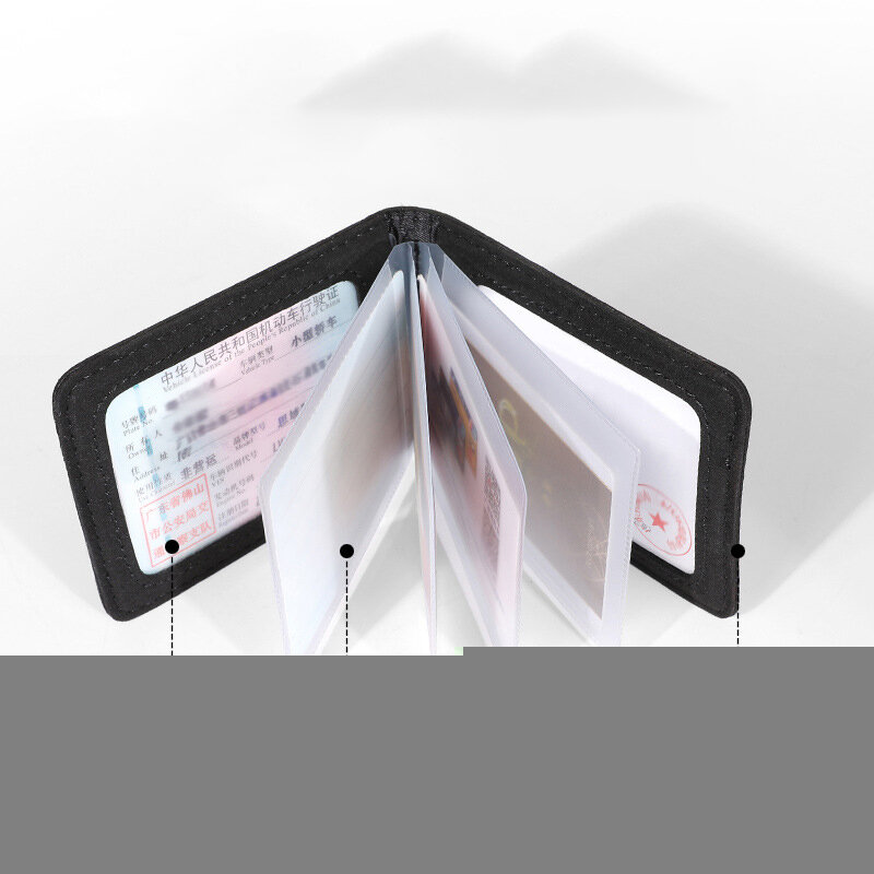 Für Tesla Modell 3 X S Y Hohe-Grade Wildleder Material Auto Fahr Dokumente Schutzhülle Bank Kreditkarte halter