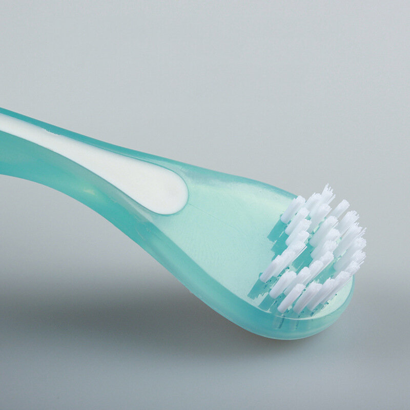 Cepillo limpiador de lengua de doble cara, herramienta de Cuidado Oral, raspador de lengua de silicona, cepillo de dientes de respiración fresca