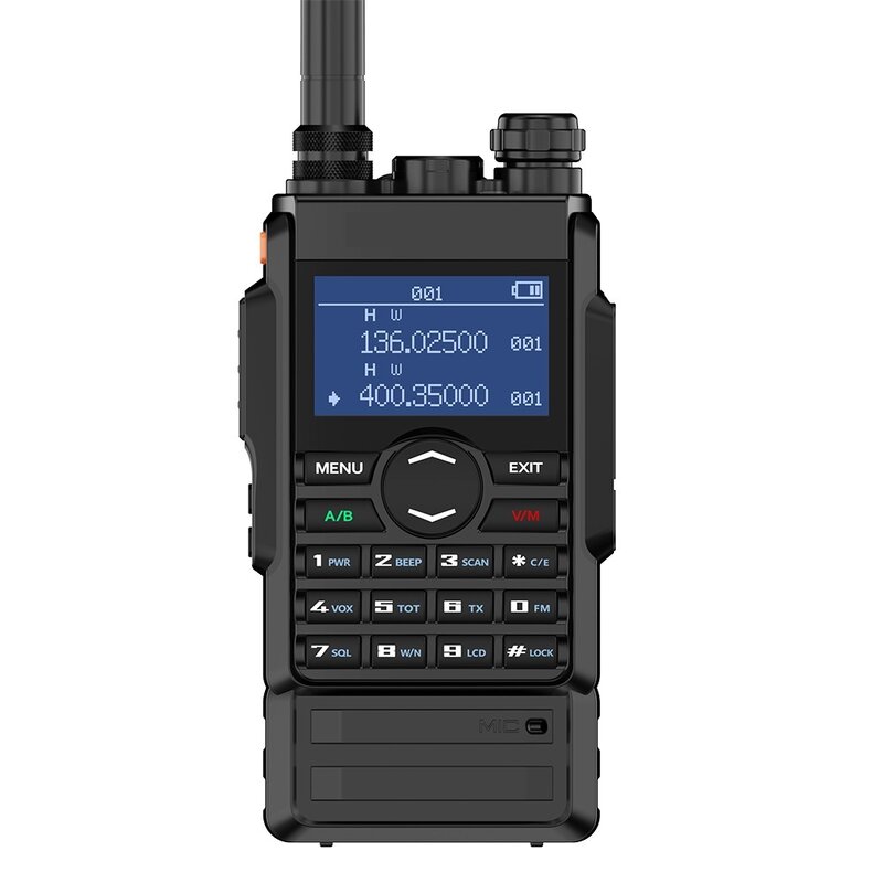 2022. novo zastone m7 banda dupla 5w walkie talkie 136-174 400-480mhz 250 canais 2600mah bateria hf transceptor presunto rádio