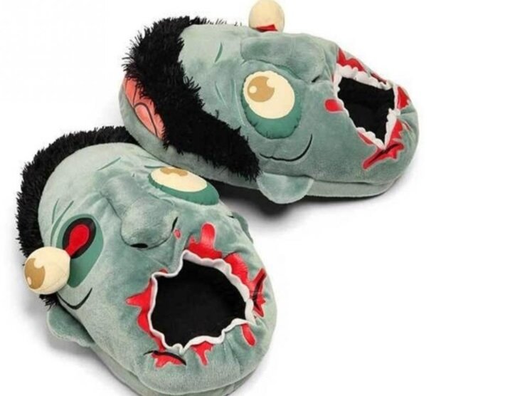 Nieuwe Kind Baby Unisex Zombie Slippers Indoor Vloer Huis Vrouwen Mannen Walking Dead 3D Schoenen Fit Halloween Cosplay