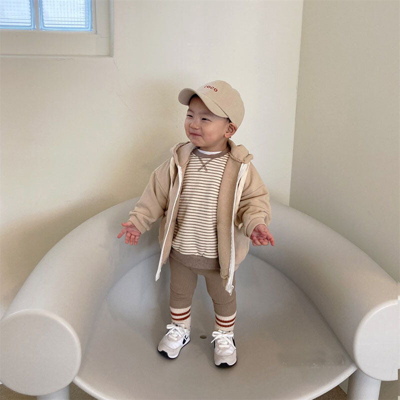 2023 New Baby Cotton Ribbed Leggings Solid Cotton Infant Stretch Pants Soft Comfortable Toddler Pants Kids Boys Girls Trousers