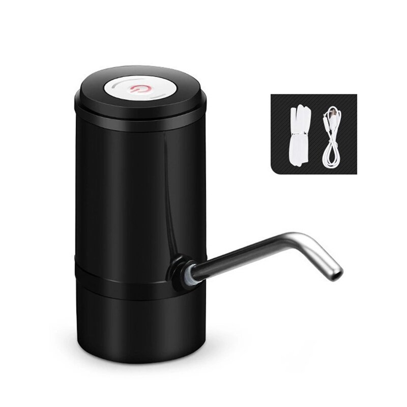 Water Bottle Pump Electric Water Pump Gallon Water Dispenser Pump USB Charging For Camping Kitchen Workshop