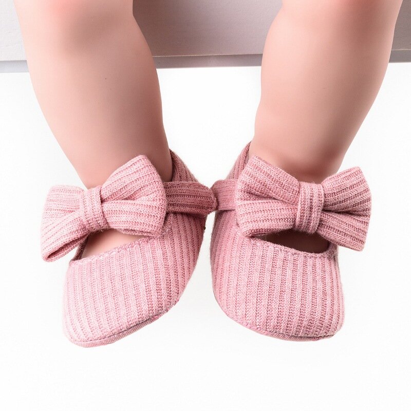 أحذية برنسيس 2023 للأطفال حديثي الولادة بنعل ناعم أحذية برقبة طويلة أحذية بربطة وردية أحذية مشوا لأول مرة zapatos bebe niña