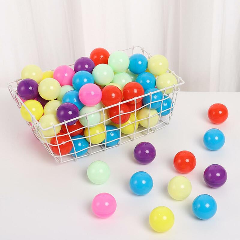 20pcs 28mm Colorful Plastic Surprise Ball Capsule Toys Capsule Transparent Kids Round Machine Eggshell Toys Gifts Empty Ven W7r5