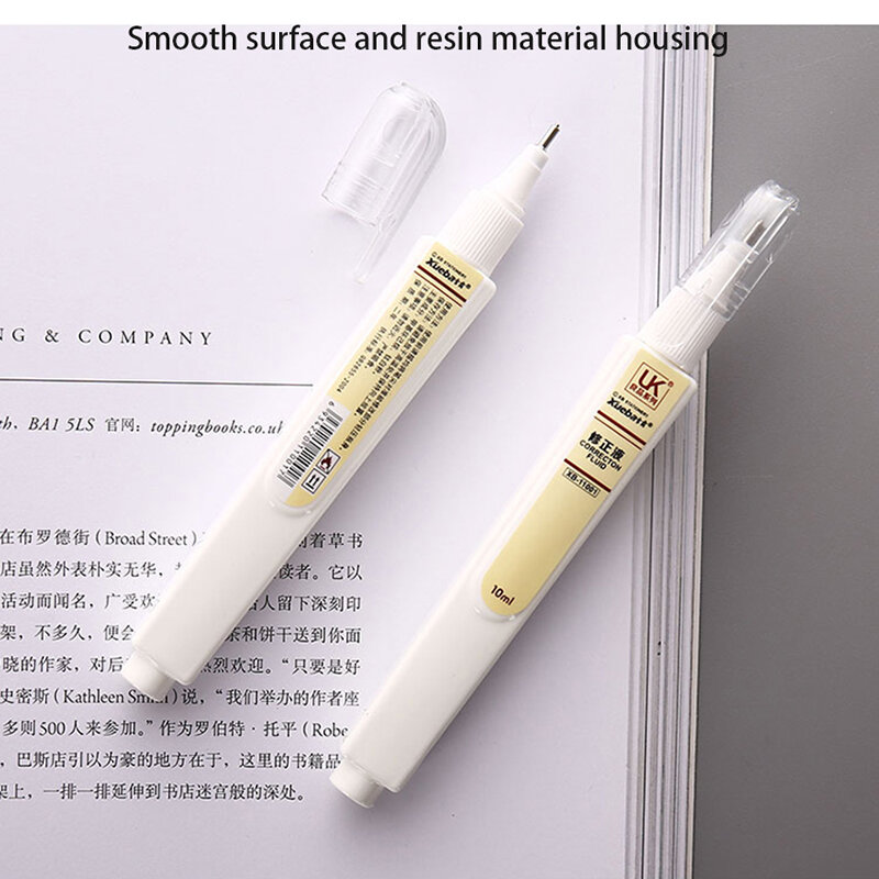 1PC 10ML Strong Coverage Correction Fluid Multicolored Writing Error Correction For Office Or School Stationery Supplies