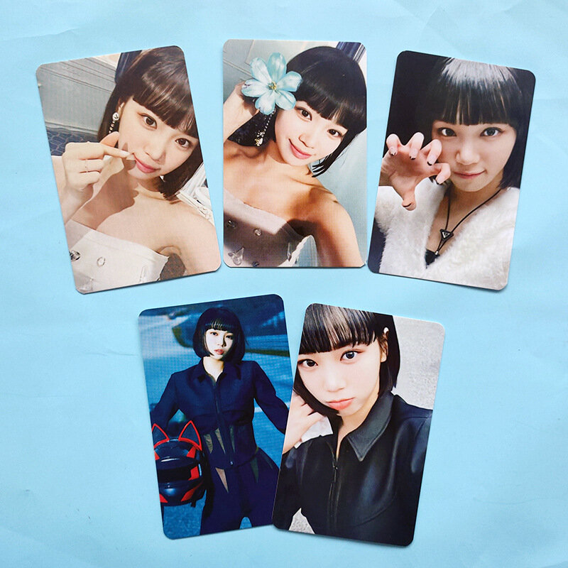 5 sztuk/zestaw Kpop LE SSERAFIM Photocards nowy Album nieustraszony Lomo karty z nadrukowanym zdjęciem karty plakat z obrazem fani prezent kolekcja