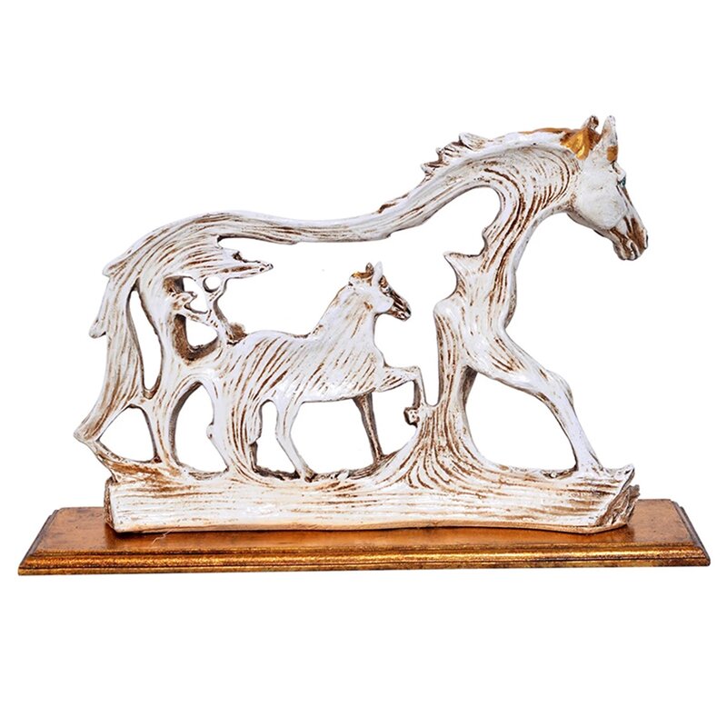 Настольное украшение, яркая модель лошади, украшения из смолы для стола, офиса, дома, праздничный подарок для друзей