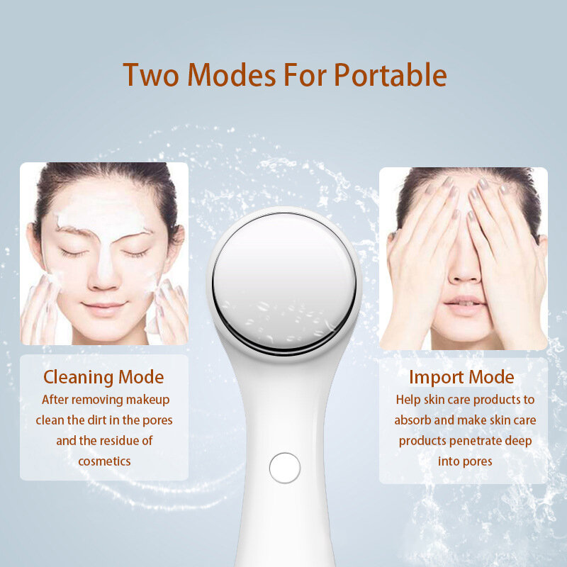 Máquina anti-envelhecimento elétrica de alta frequência ultra-sônico dispositivo da beleza facial ionic face cleaner remoção do enrugamento pele lift massager